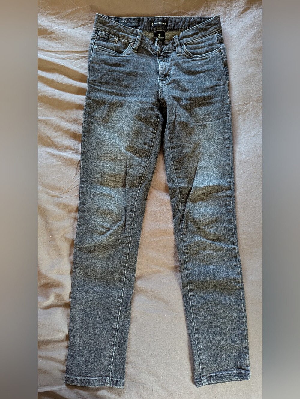 Black Diamond Grey Skinny Jeans for Women